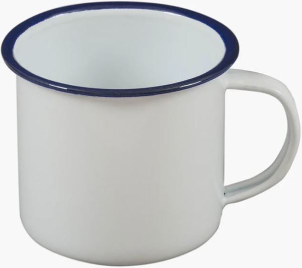 Picture of Enamel Vintage Camping Mug 560mL White